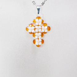 Pendant 30cm - Sukhdeep-Silver Chain - Pendant 30cm - Laiton argenté